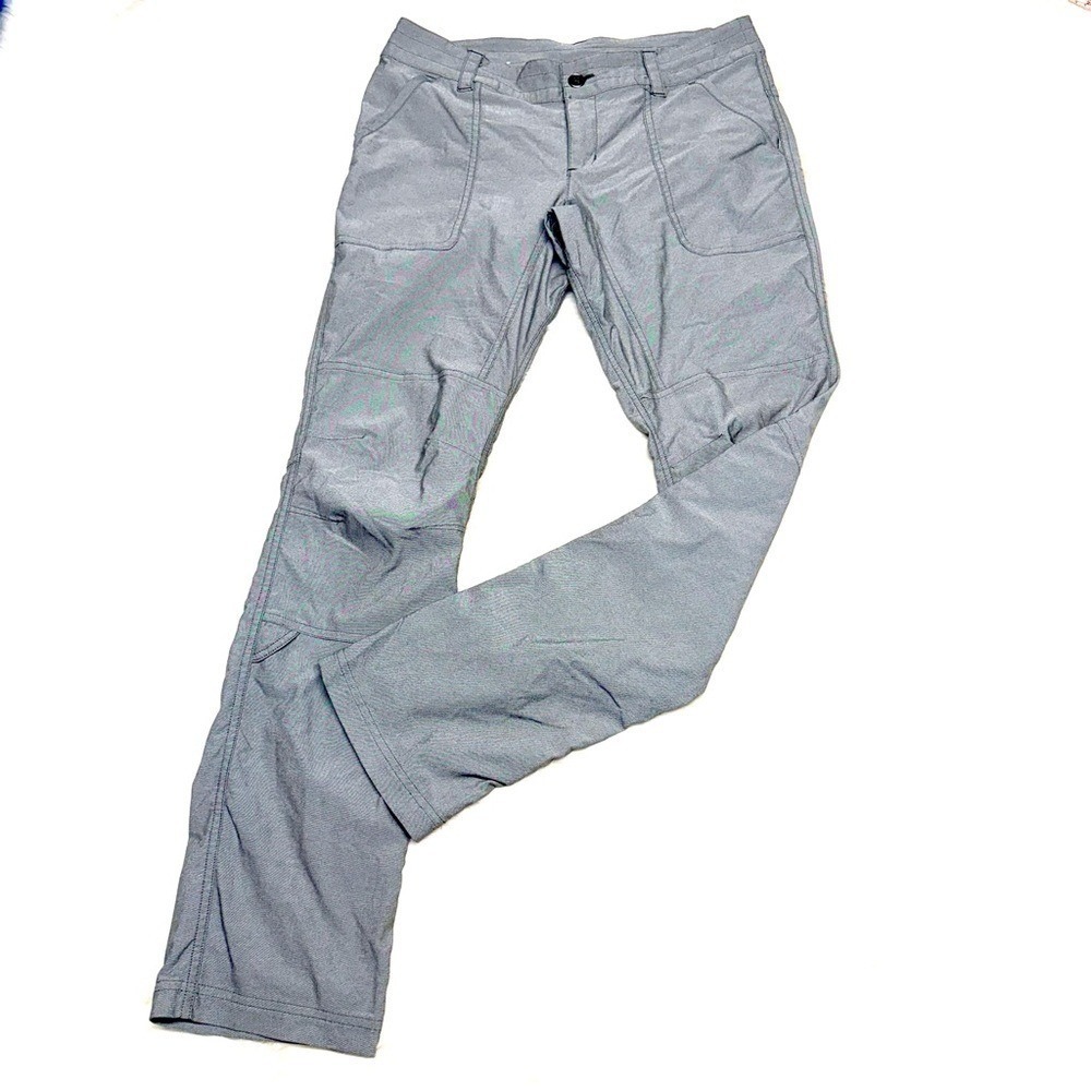 Columbia Hiking Pants Womens Size 6 Gray Outdoor Lightweight Multi-Pocket